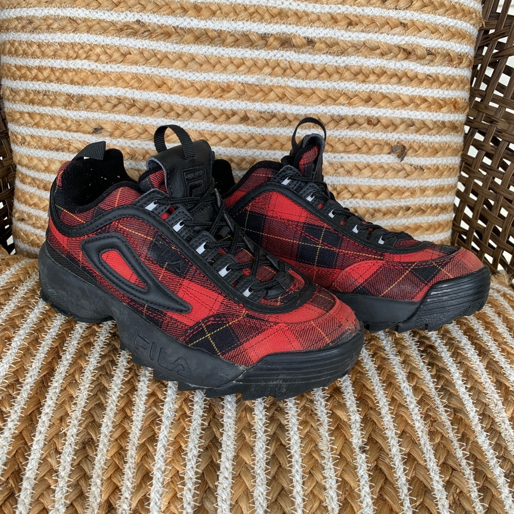 Vintage Fila Plaid Sneakers 👟